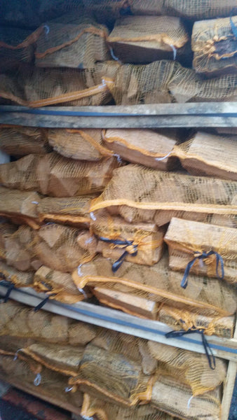 Kiln Dried Oak 10kg nets 72 nets delivered - logsandfuel